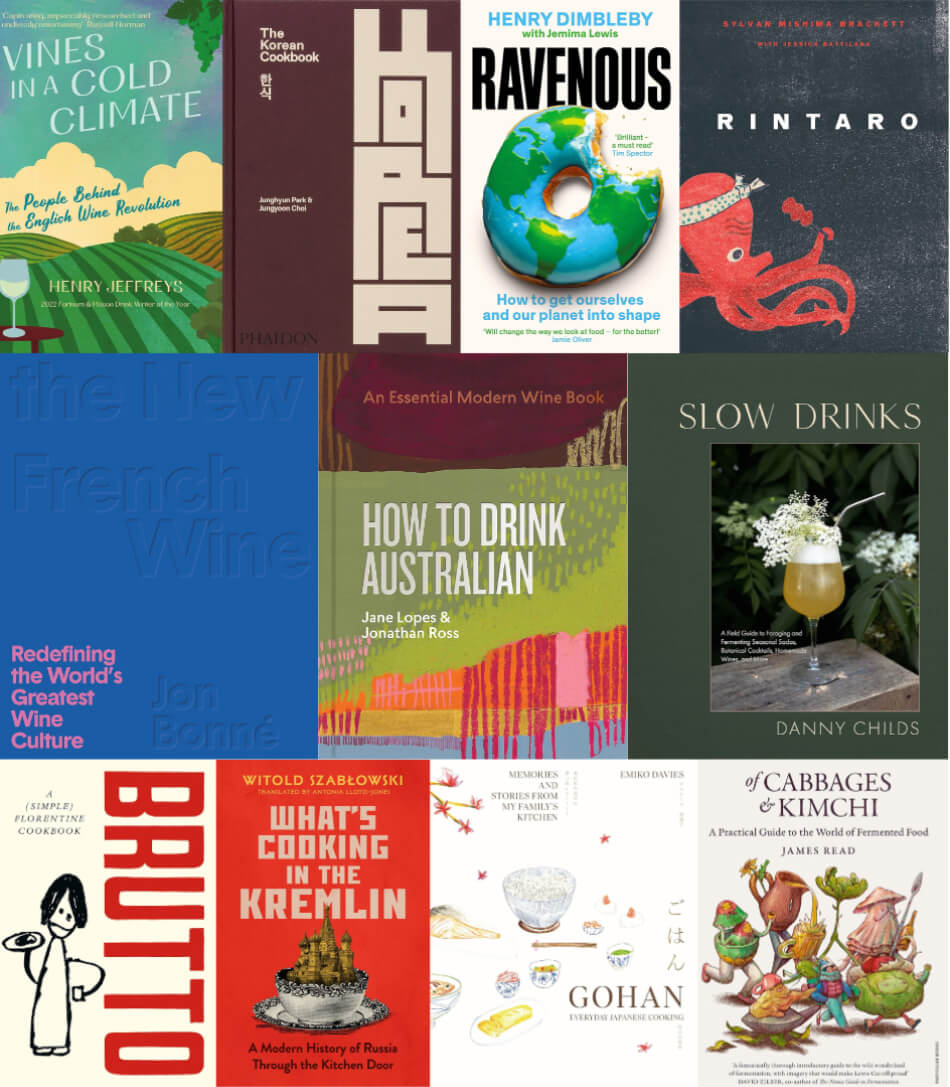 Shortlisted books for the André Simon Food and Drink Book Awards 2023