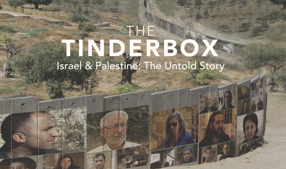 The Tinderbox film poster featuring Gillian Mosely and those featured in the film