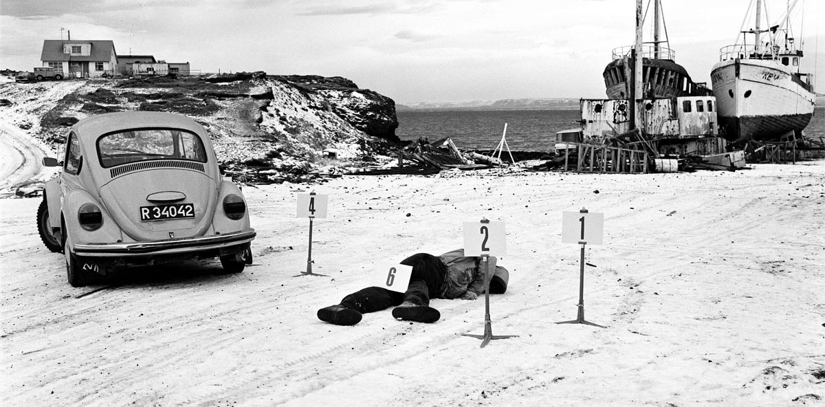 Out of Thin Air: Black and white reconstruction of Icelandic crime scene
